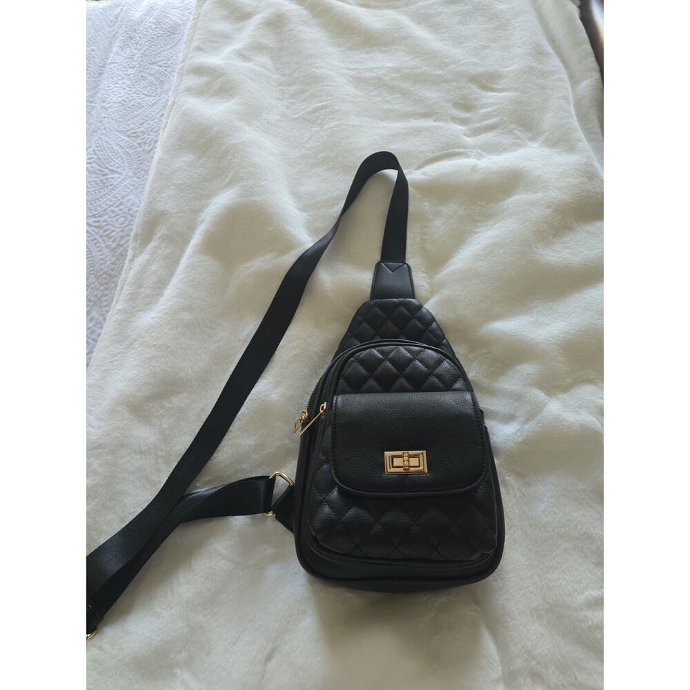 Quilted Sling Bag Crossbody Purse